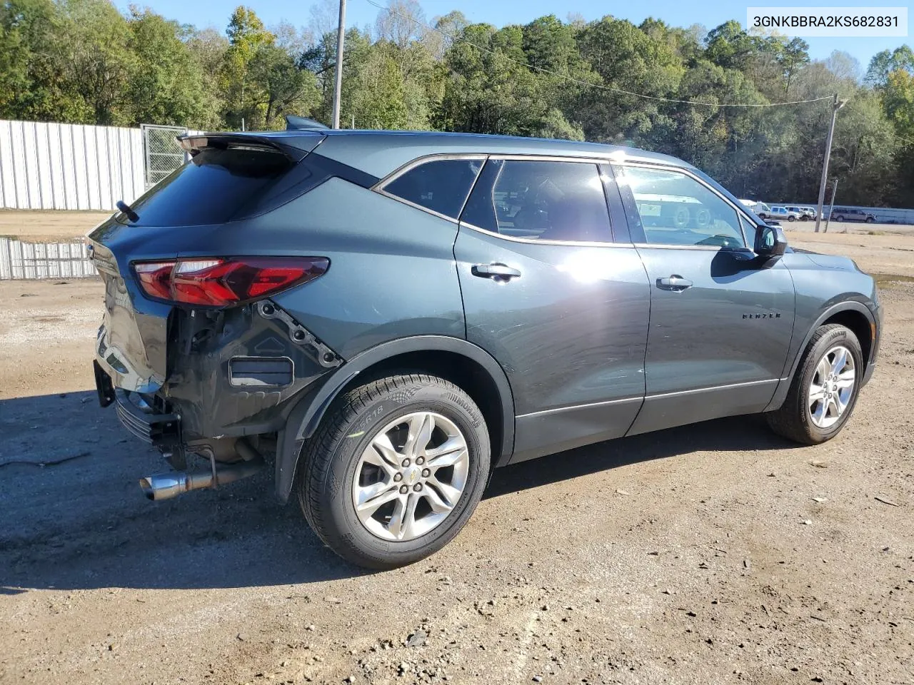 2019 Chevrolet Blazer 1Lt VIN: 3GNKBBRA2KS682831 Lot: 80148264