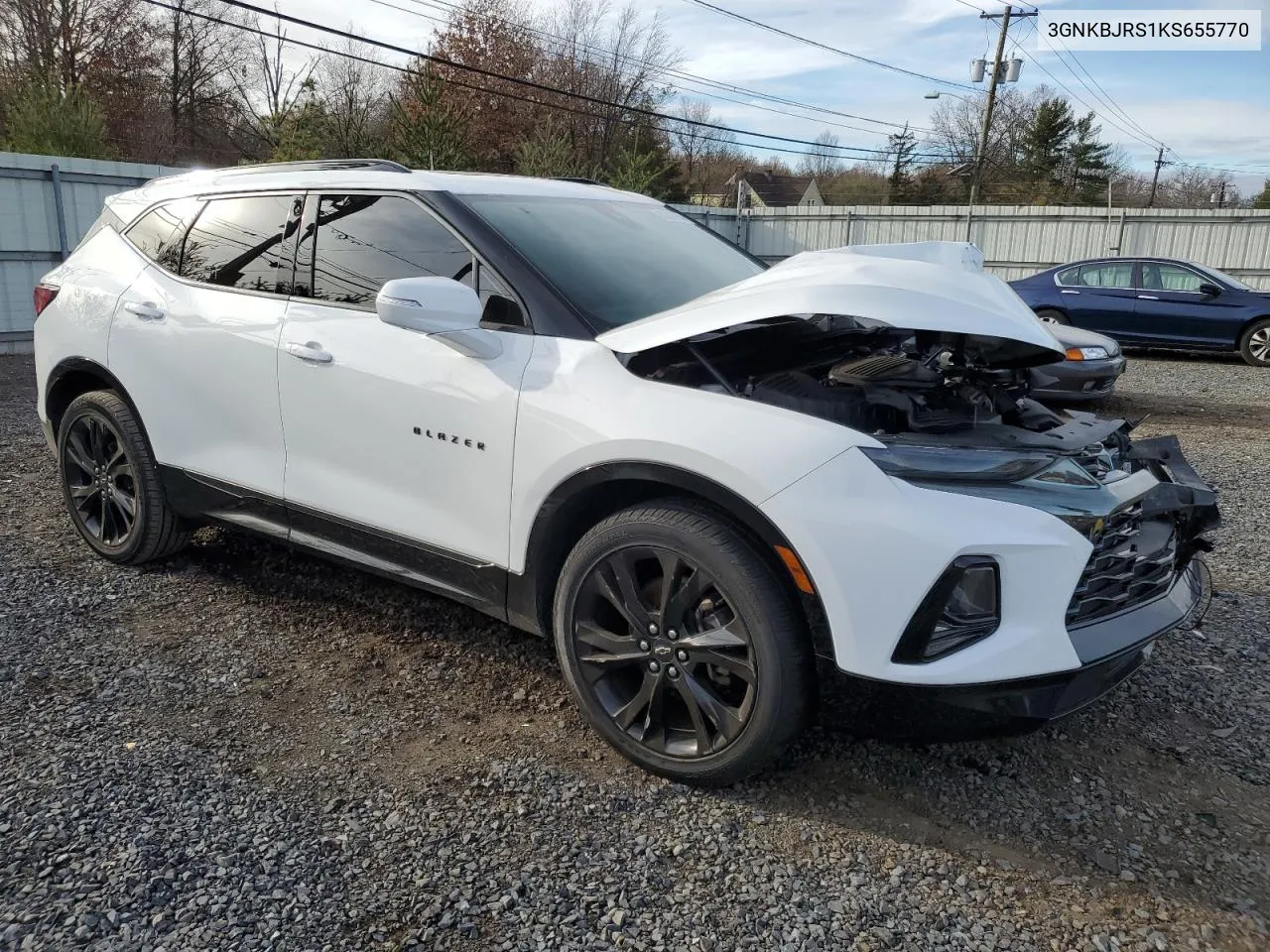 2019 Chevrolet Blazer Rs VIN: 3GNKBJRS1KS655770 Lot: 80376964