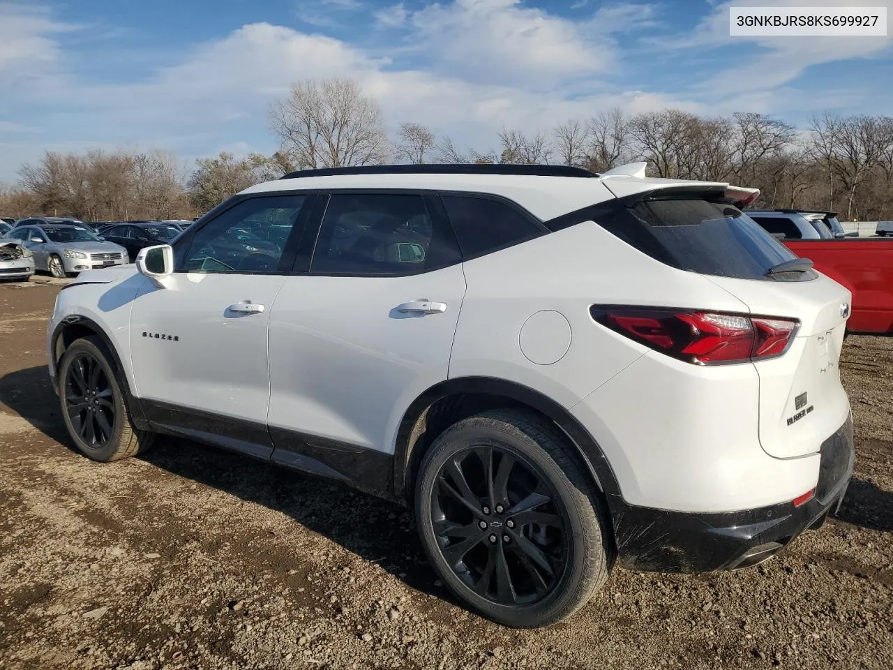 2019 Chevrolet Blazer Rs VIN: 3GNKBJRS8KS699927 Lot: 81060344