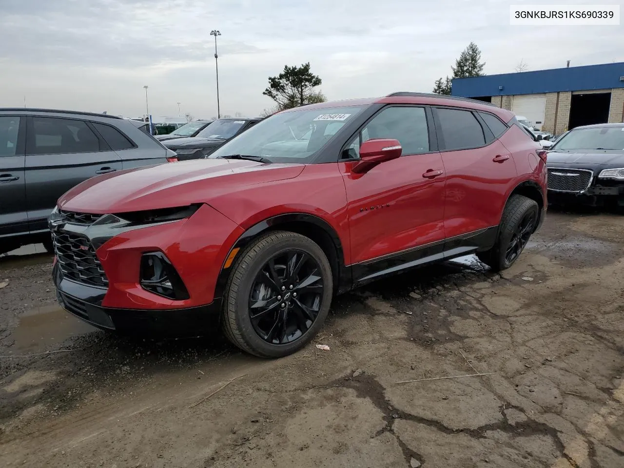 2019 Chevrolet Blazer Rs VIN: 3GNKBJRS1KS690339 Lot: 81254814