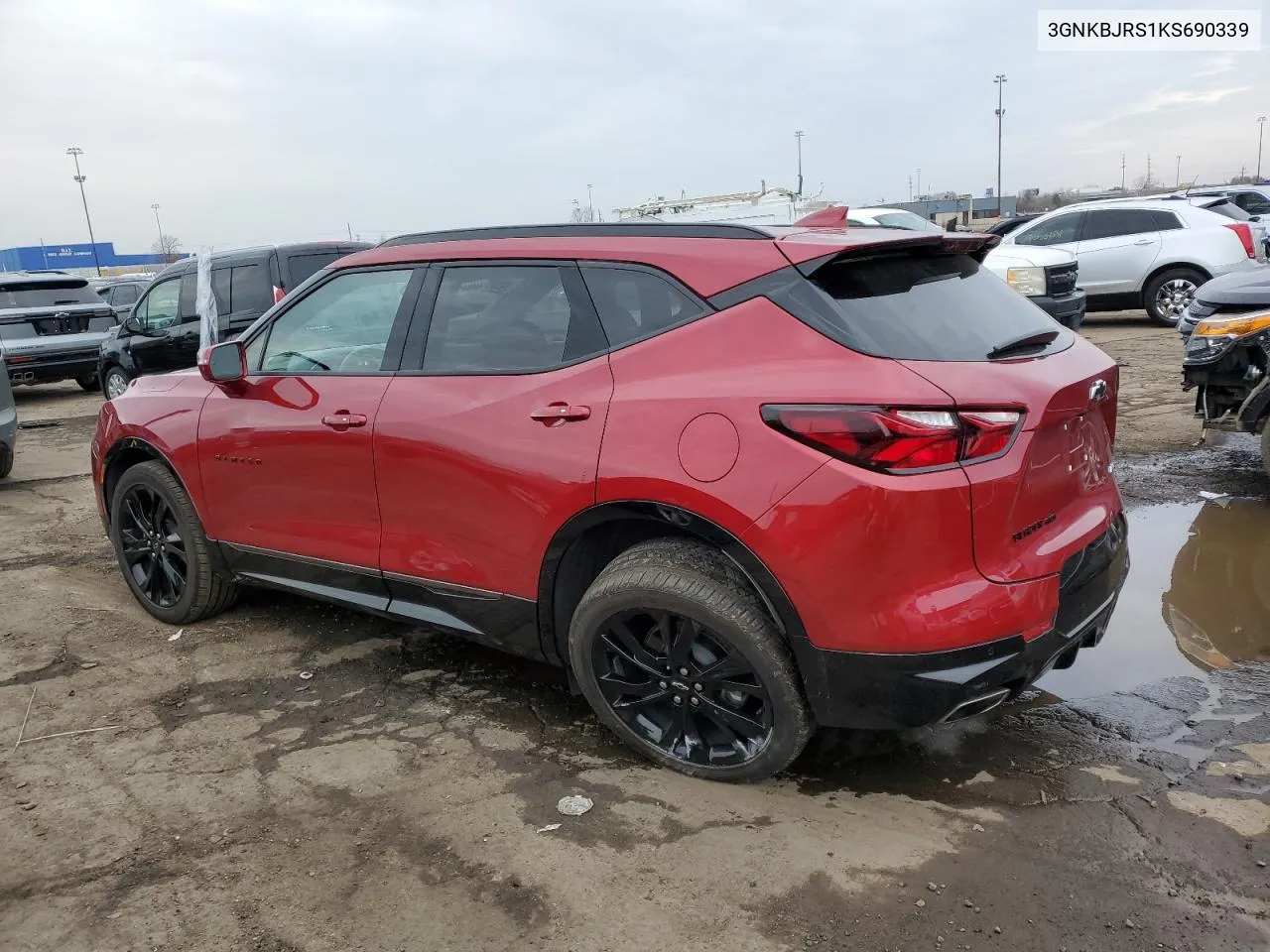 2019 Chevrolet Blazer Rs VIN: 3GNKBJRS1KS690339 Lot: 81254814