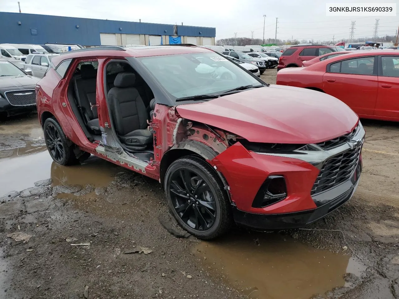 2019 Chevrolet Blazer Rs VIN: 3GNKBJRS1KS690339 Lot: 81254814