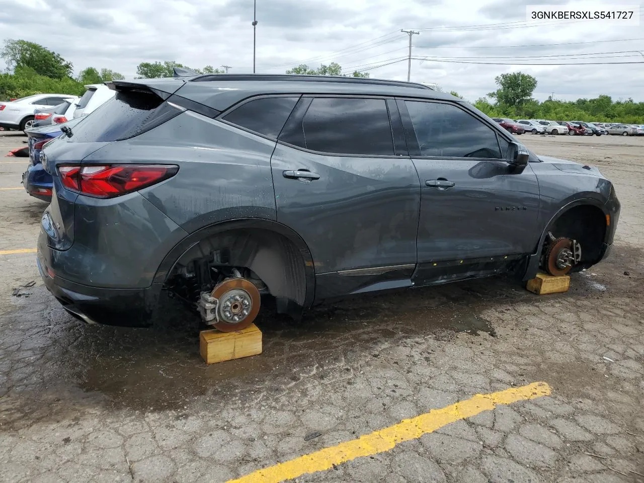 2020 Chevrolet Blazer Rs VIN: 3GNKBERSXLS541727 Lot: 57051384