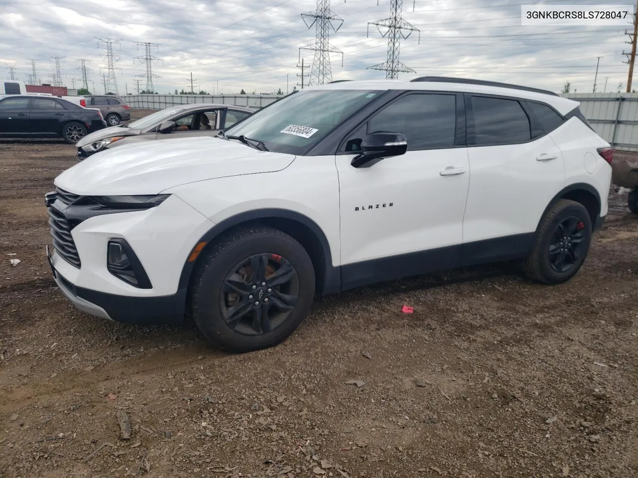 2020 Chevrolet Blazer 2Lt VIN: 3GNKBCRS8LS728047 Lot: 60356804