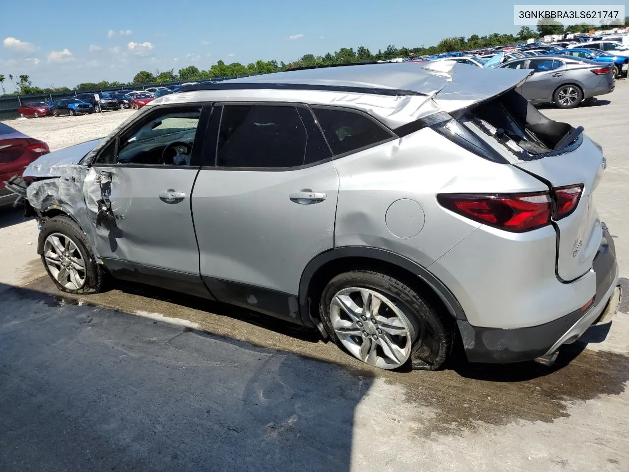 2020 Chevrolet Blazer 1Lt VIN: 3GNKBBRA3LS621747 Lot: 60556254