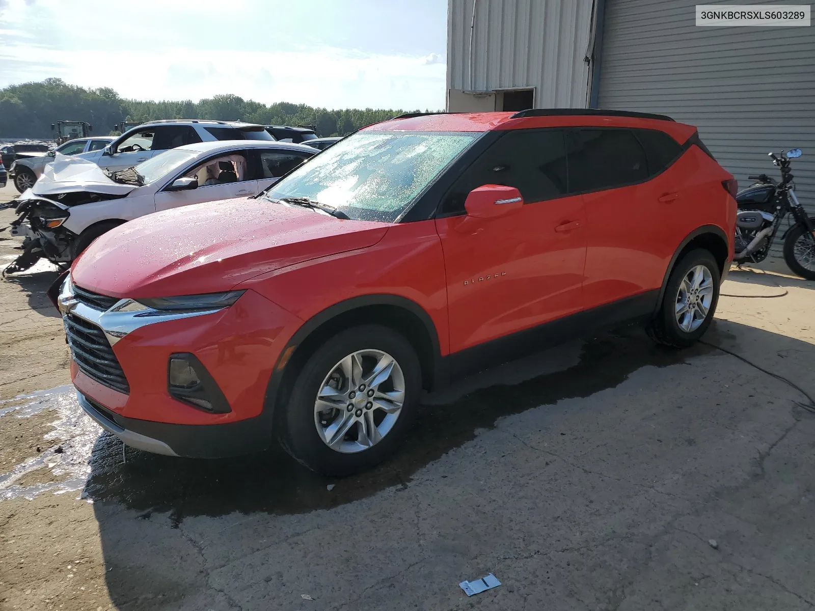 2020 Chevrolet Blazer 2Lt VIN: 3GNKBCRSXLS603289 Lot: 60624304