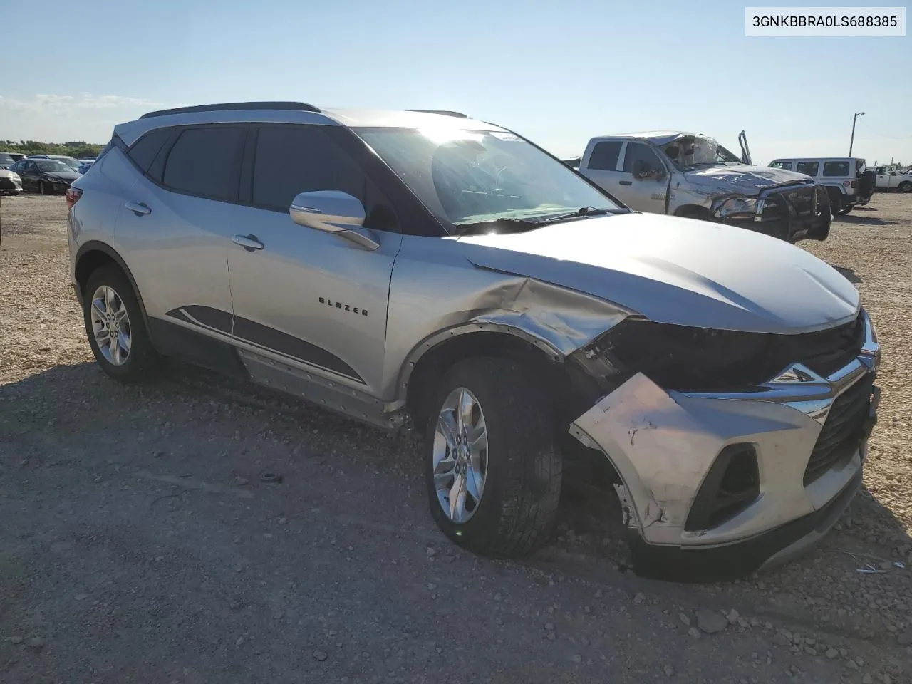 2020 Chevrolet Blazer 1Lt VIN: 3GNKBBRA0LS688385 Lot: 62444234