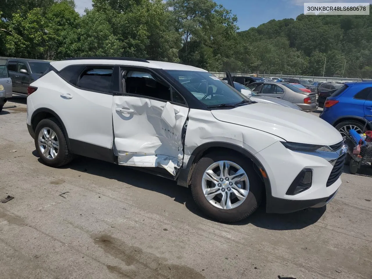 2020 Chevrolet Blazer 2Lt VIN: 3GNKBCR48LS680678 Lot: 63384674