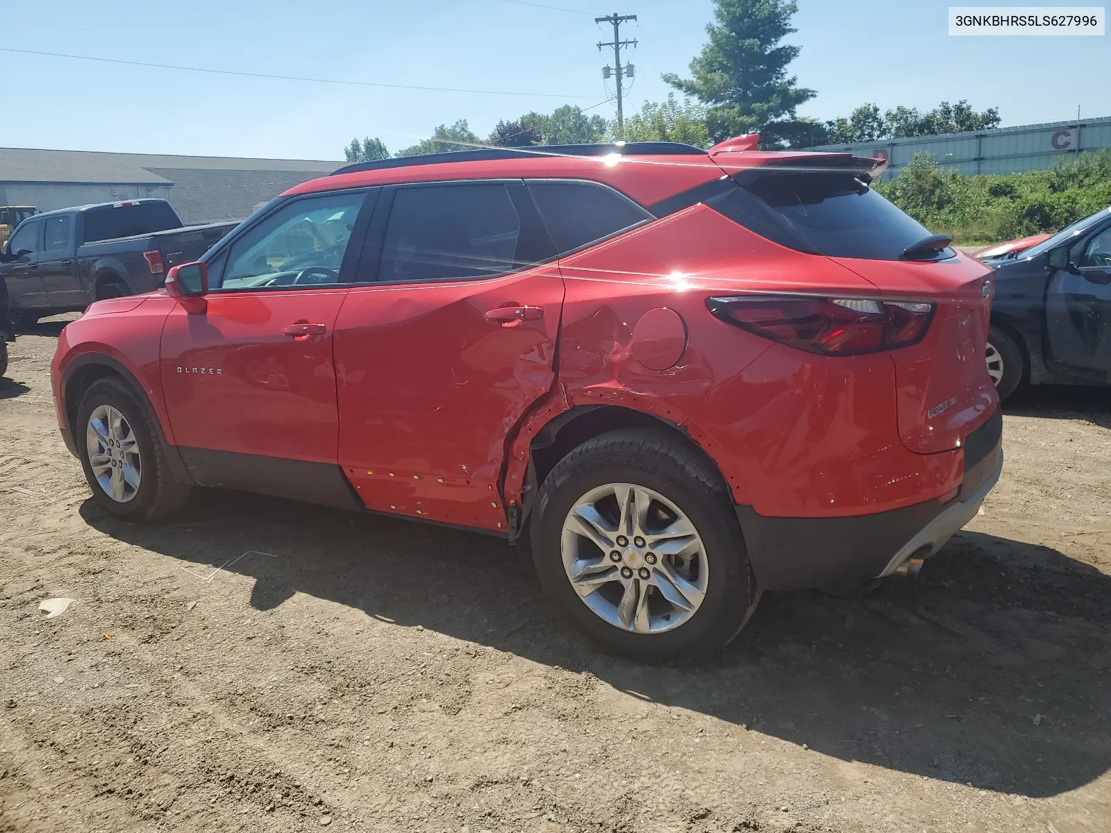 2020 Chevrolet Blazer 2Lt VIN: 3GNKBHRS5LS627996 Lot: 65992134