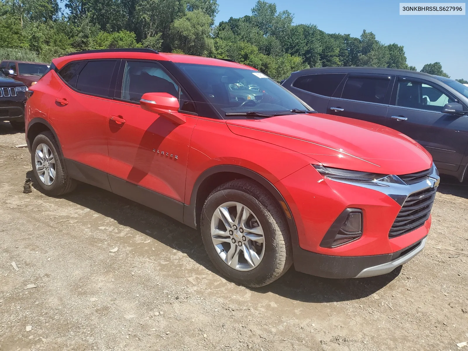 2020 Chevrolet Blazer 2Lt VIN: 3GNKBHRS5LS627996 Lot: 65992134