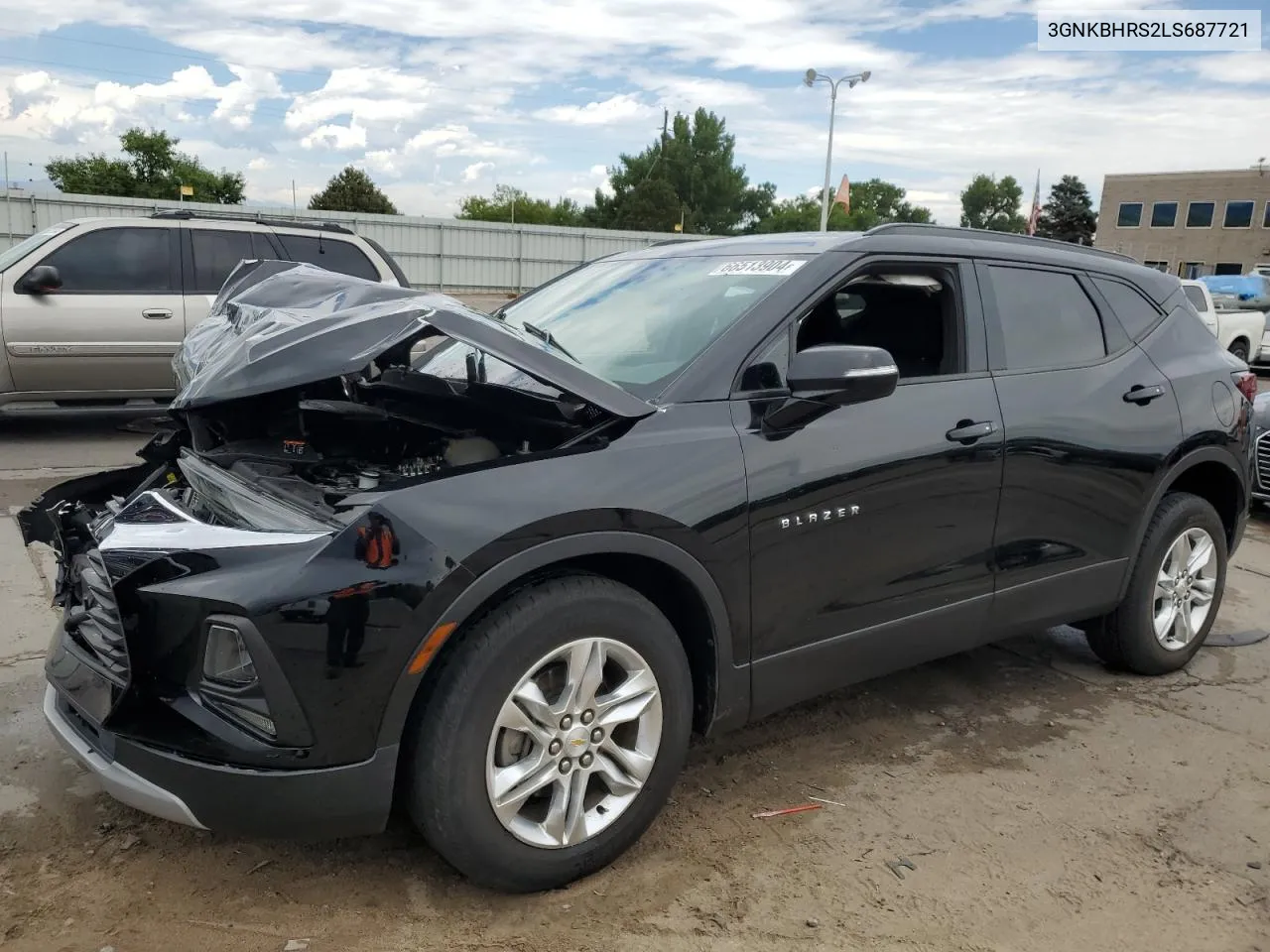 2020 Chevrolet Blazer 2Lt VIN: 3GNKBHRS2LS687721 Lot: 66513904