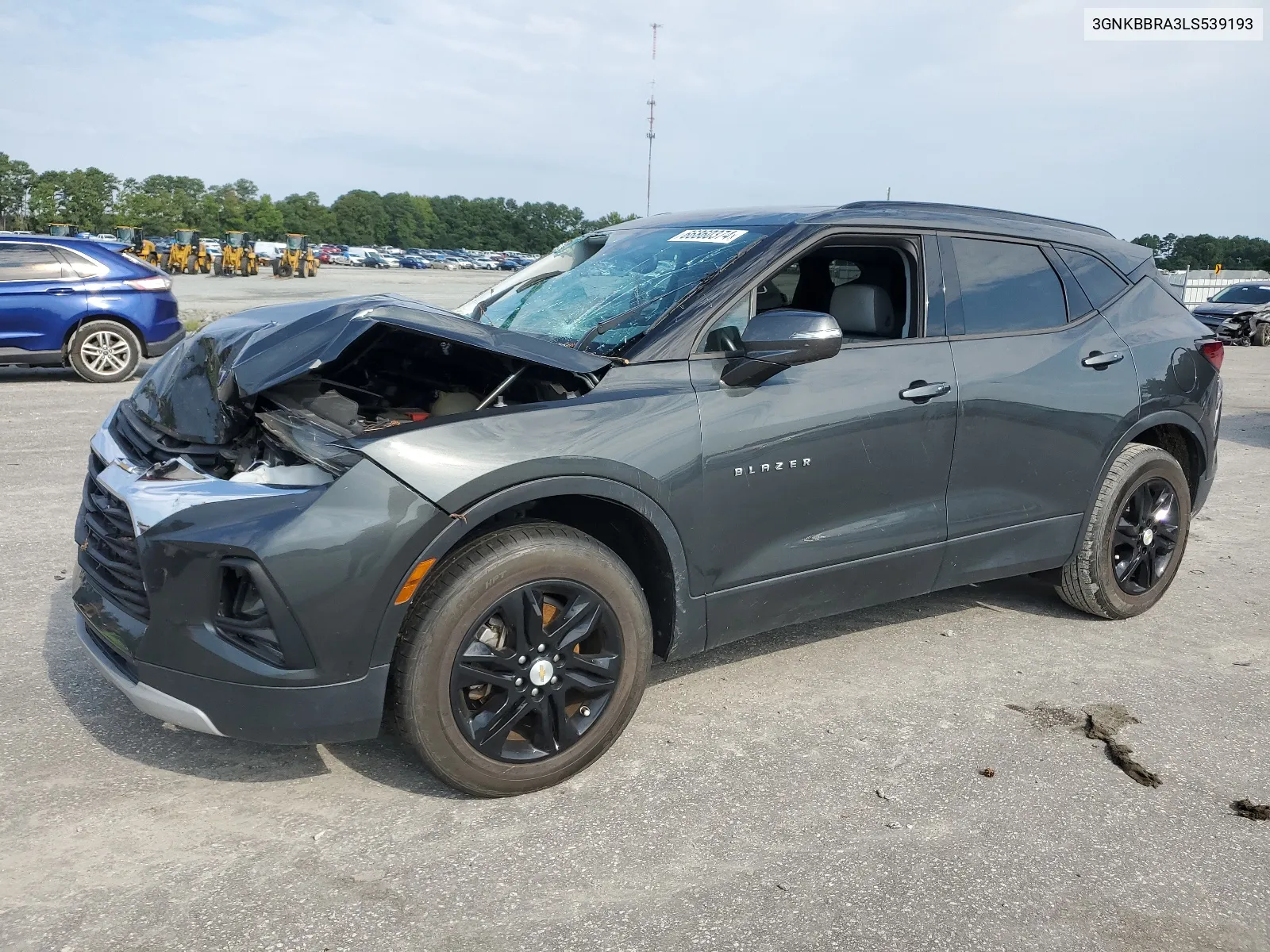 2020 Chevrolet Blazer 1Lt VIN: 3GNKBBRA3LS539193 Lot: 66860374