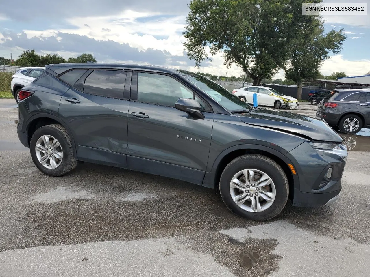 2020 Chevrolet Blazer 2Lt VIN: 3GNKBCRS3LS583452 Lot: 69923434