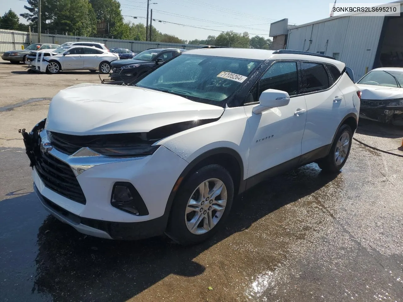 2020 Chevrolet Blazer 2Lt VIN: 3GNKBCRS2LS695210 Lot: 71105264