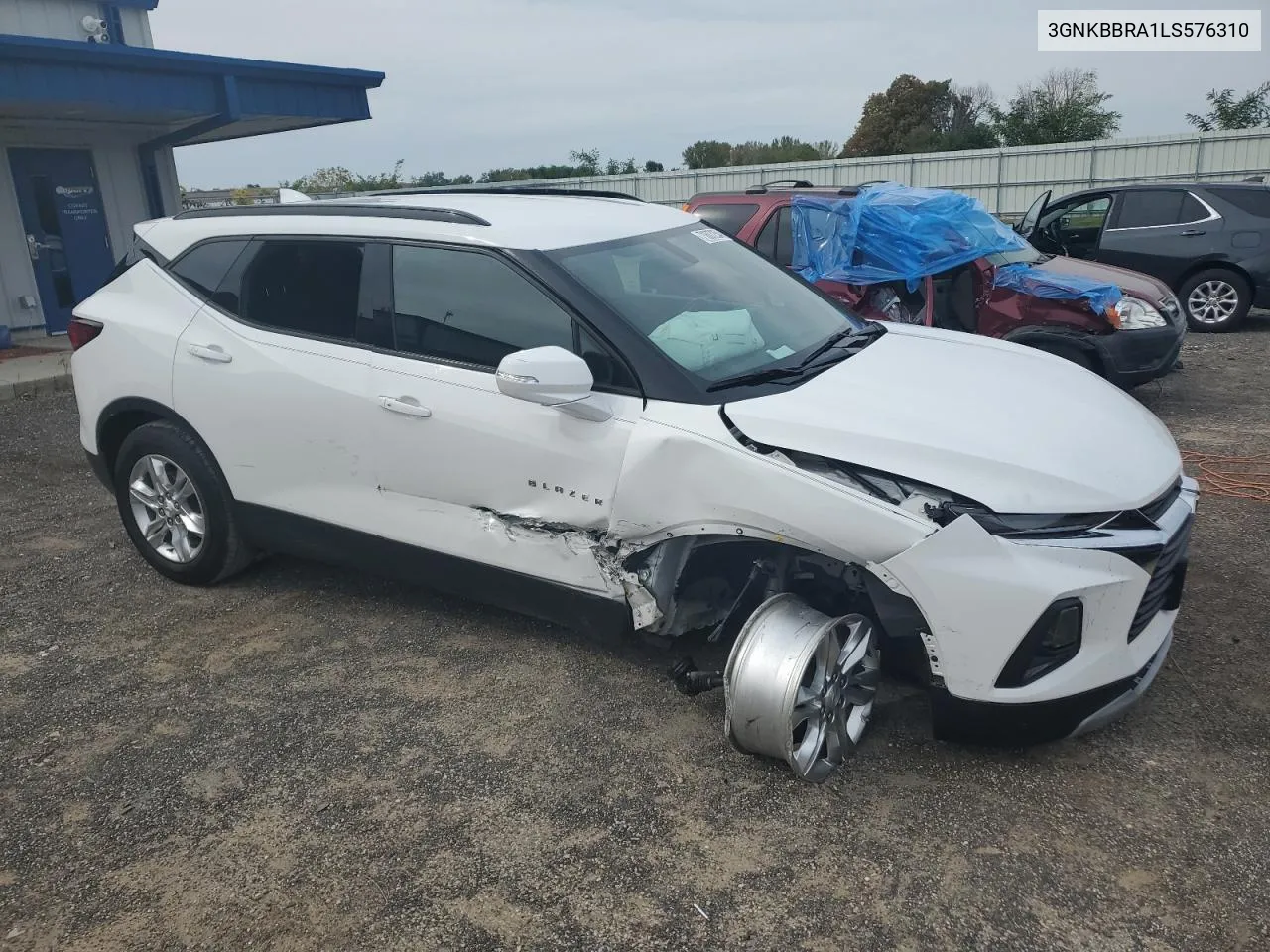 2020 Chevrolet Blazer 1Lt VIN: 3GNKBBRA1LS576310 Lot: 71607254