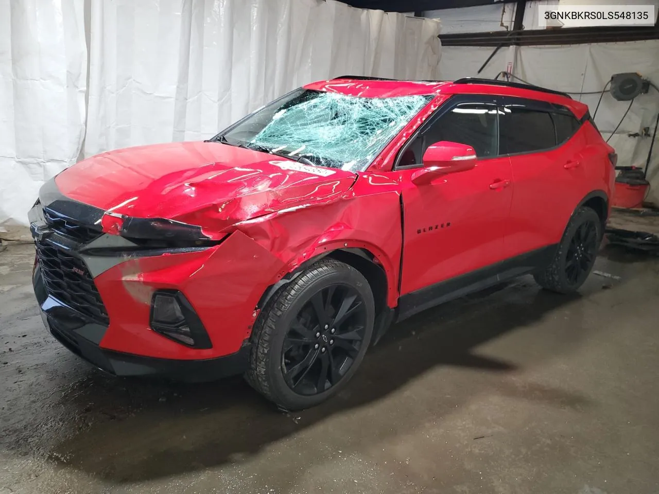 2020 Chevrolet Blazer Rs VIN: 3GNKBKRS0LS548135 Lot: 72554354