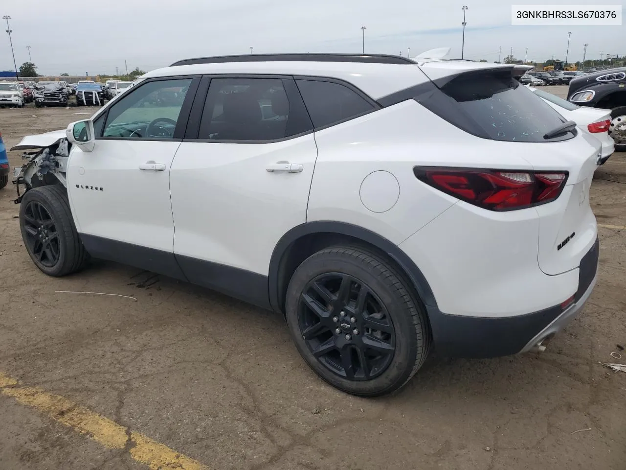 2020 Chevrolet Blazer 2Lt VIN: 3GNKBHRS3LS670376 Lot: 72679824