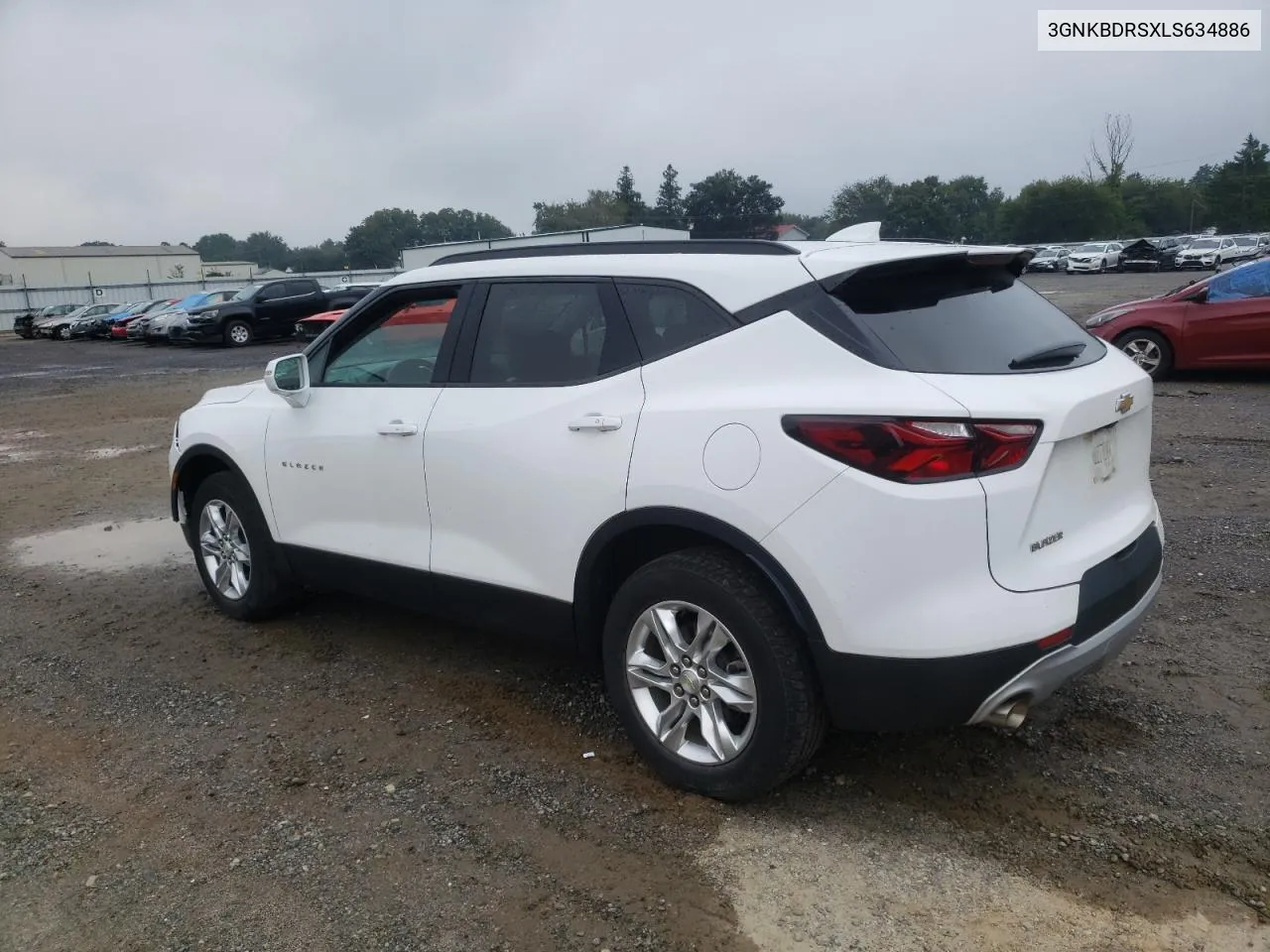 2020 Chevrolet Blazer 3Lt VIN: 3GNKBDRSXLS634886 Lot: 72894554