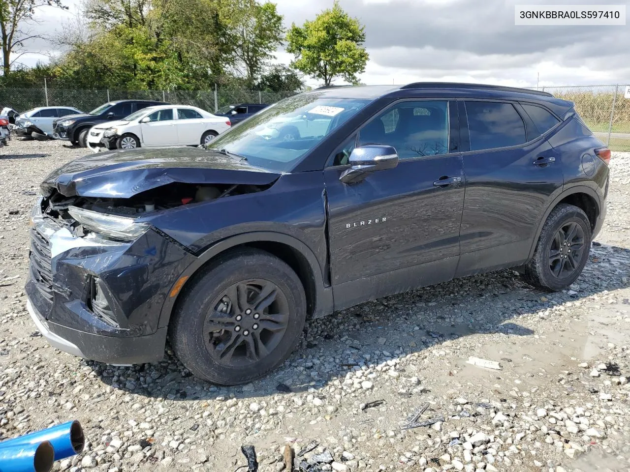 2020 Chevrolet Blazer 1Lt VIN: 3GNKBBRA0LS597410 Lot: 72955924