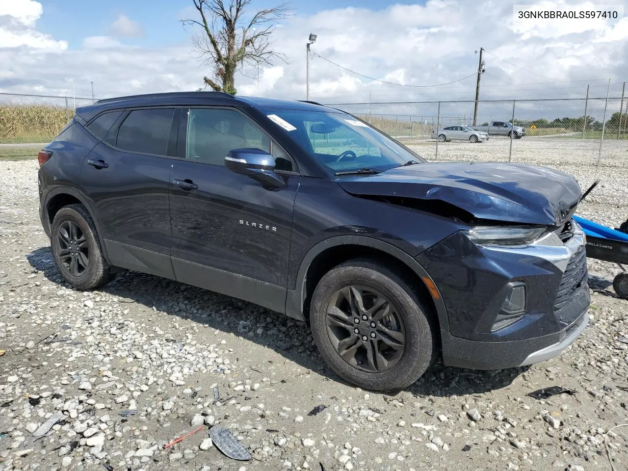 2020 Chevrolet Blazer 1Lt VIN: 3GNKBBRA0LS597410 Lot: 72955924