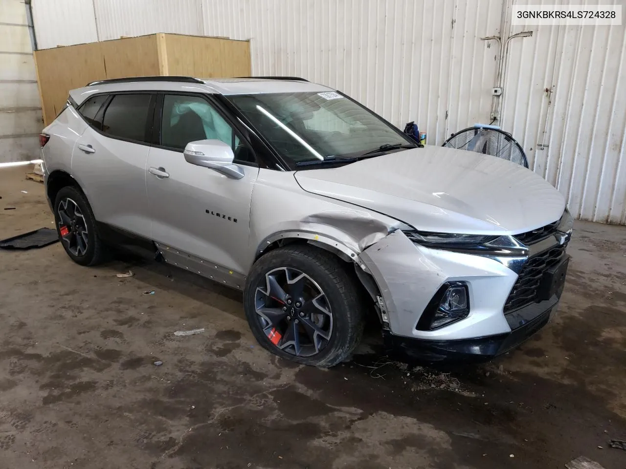 2020 Chevrolet Blazer Rs VIN: 3GNKBKRS4LS724328 Lot: 73017584