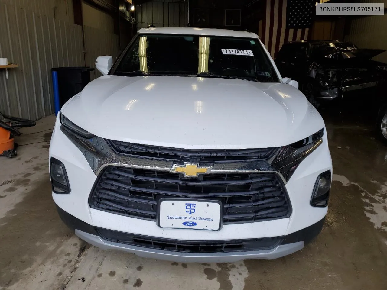 2020 Chevrolet Blazer 2Lt VIN: 3GNKBHRS8LS705171 Lot: 73174174