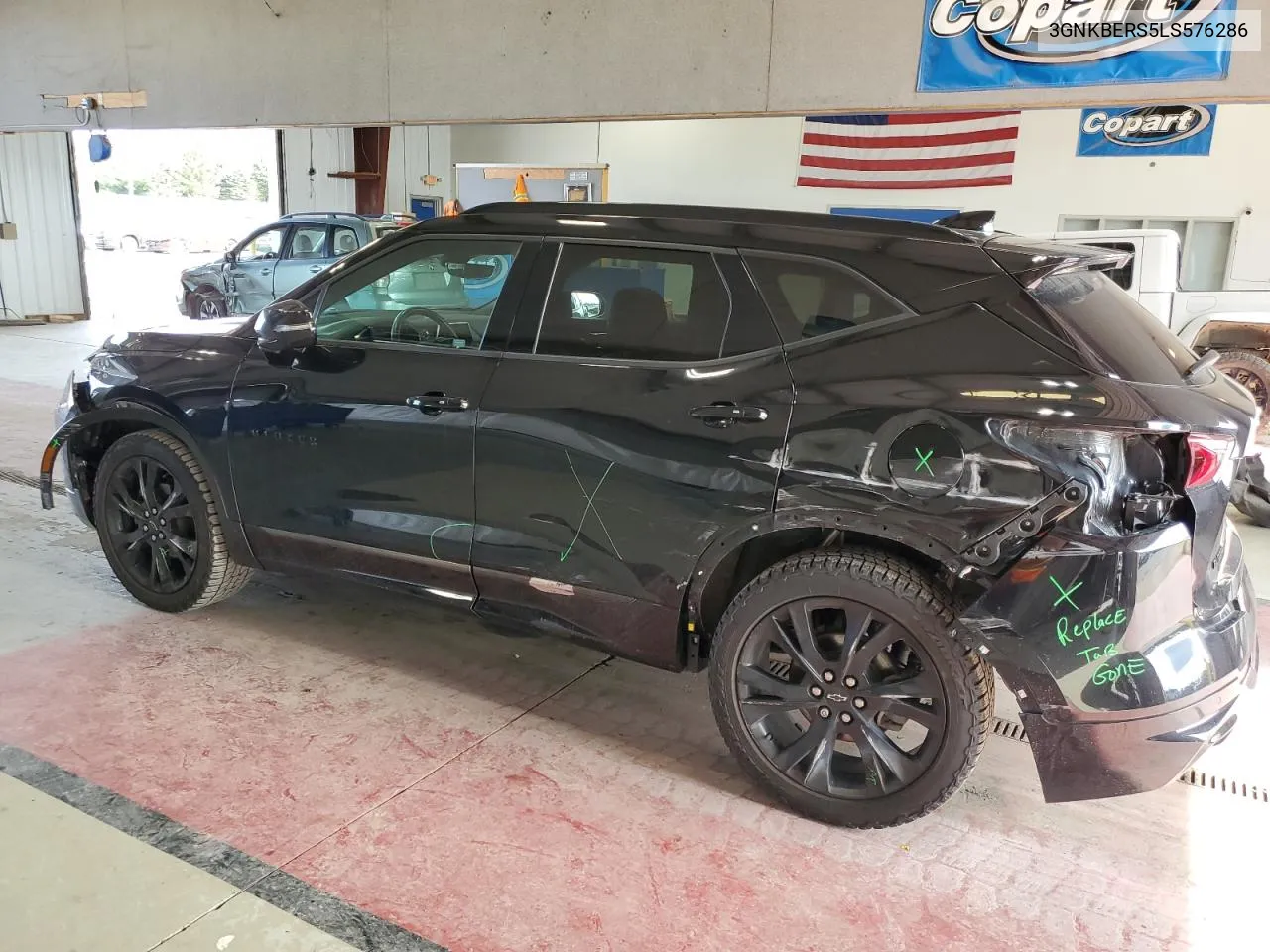 2020 Chevrolet Blazer Rs VIN: 3GNKBERS5LS576286 Lot: 73299004