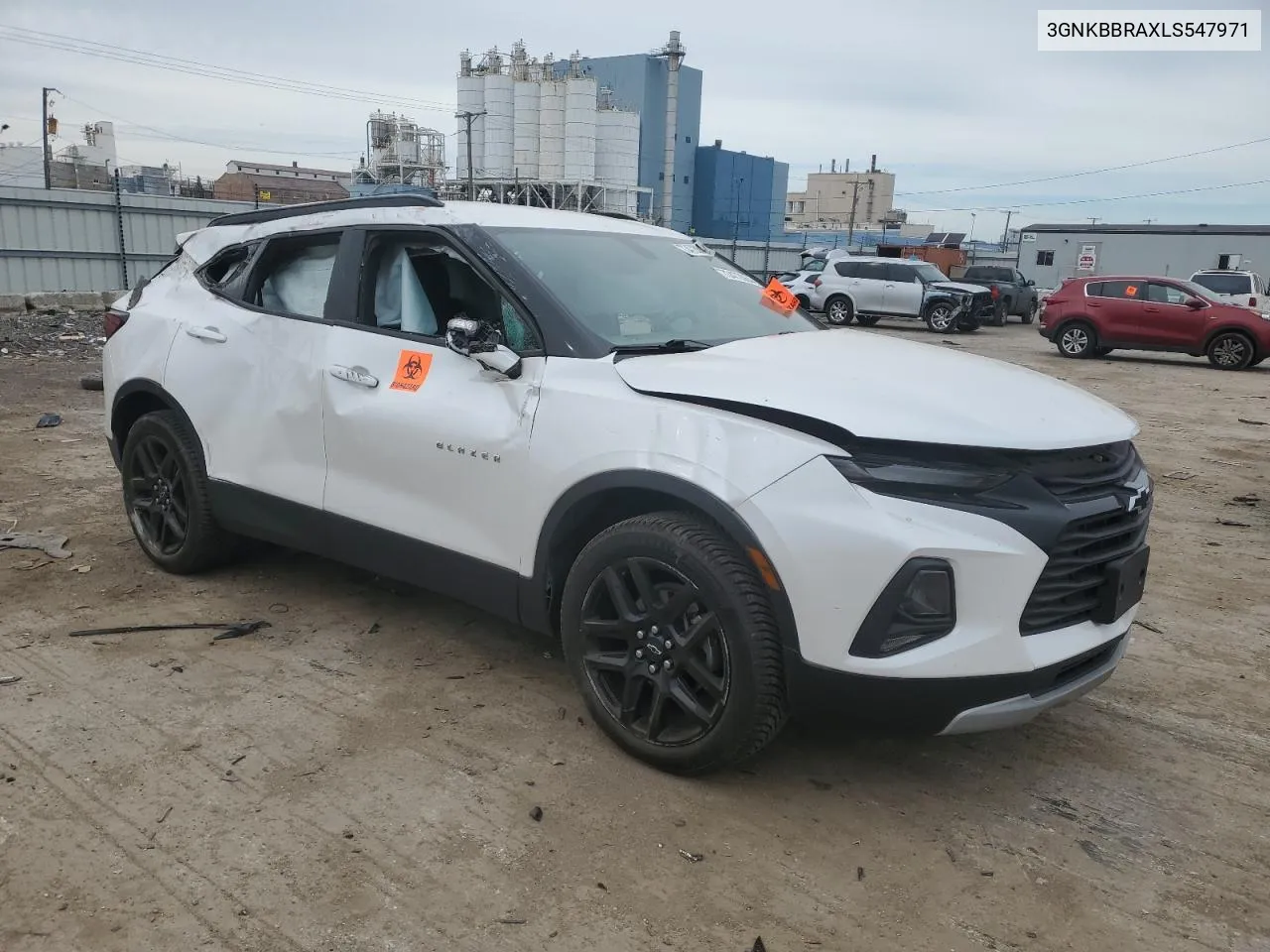 2020 Chevrolet Blazer 1Lt VIN: 3GNKBBRAXLS547971 Lot: 73472064