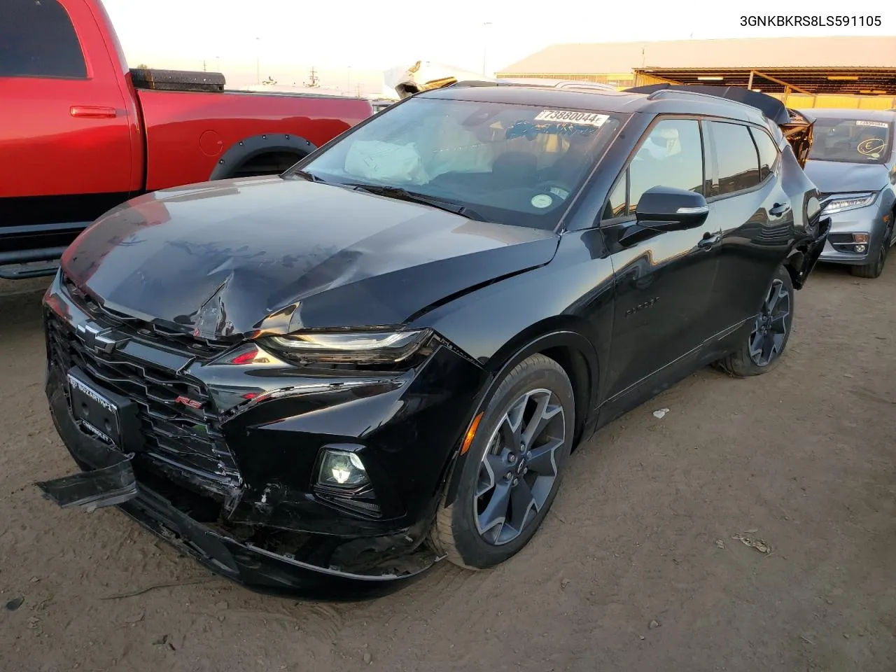 2020 Chevrolet Blazer Rs VIN: 3GNKBKRS8LS591105 Lot: 73880044