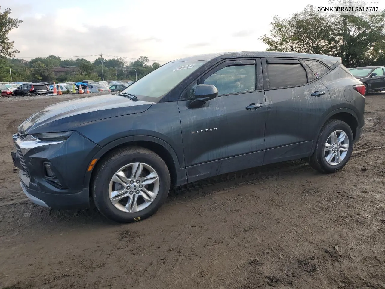 2020 Chevrolet Blazer 1Lt VIN: 3GNKBBRA2LS616782 Lot: 74344454