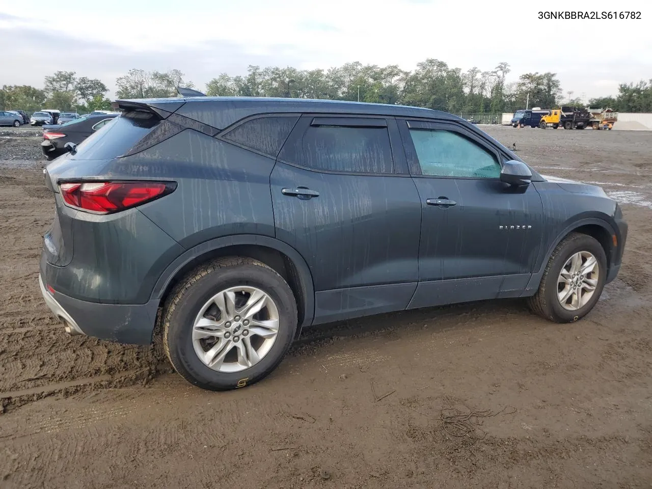 2020 Chevrolet Blazer 1Lt VIN: 3GNKBBRA2LS616782 Lot: 74344454