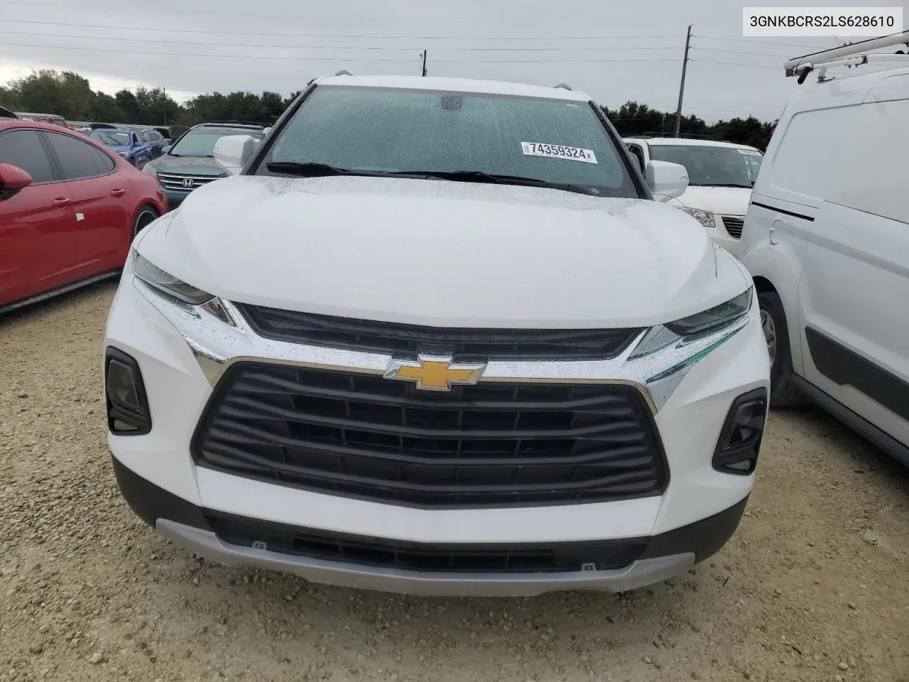 2020 Chevrolet Blazer 2Lt VIN: 3GNKBCRS2LS628610 Lot: 74359324