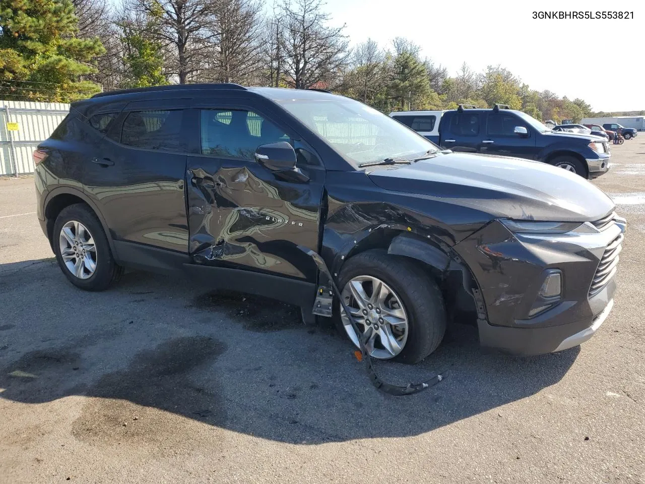 2020 Chevrolet Blazer 2Lt VIN: 3GNKBHRS5LS553821 Lot: 74411874