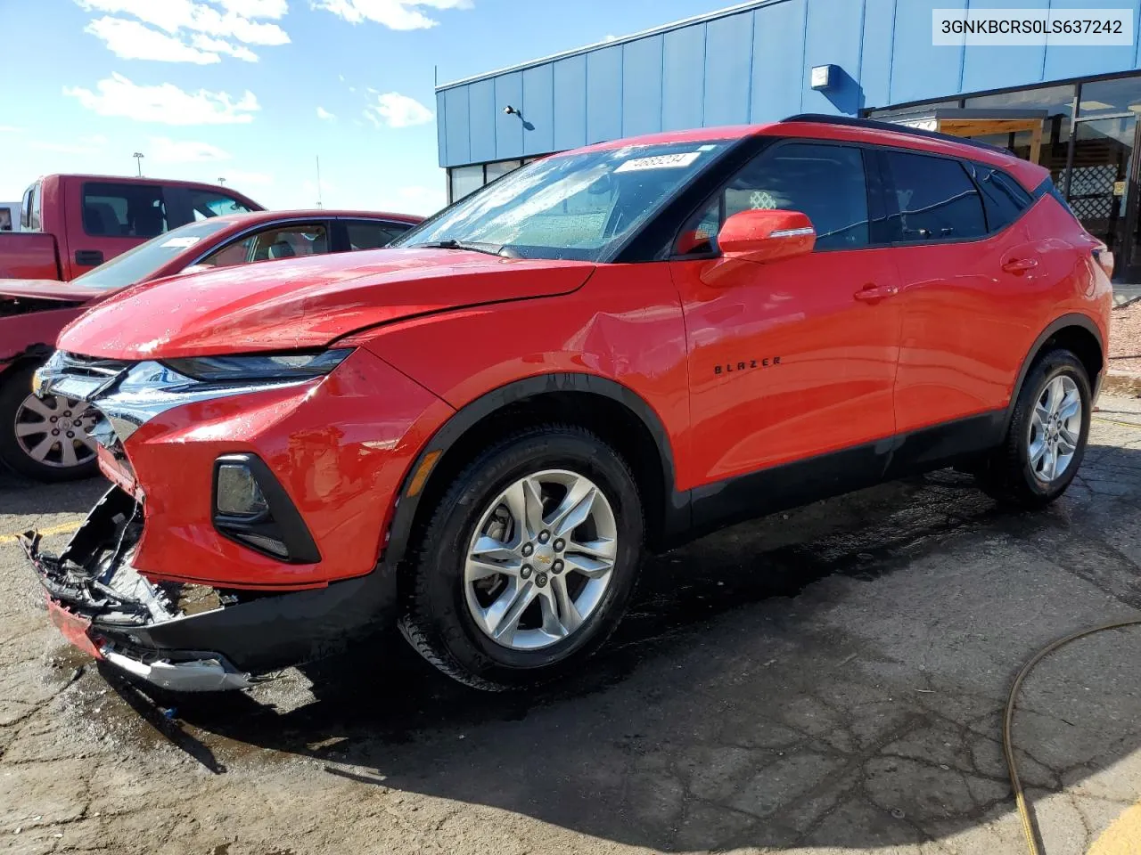 2020 Chevrolet Blazer 2Lt VIN: 3GNKBCRS0LS637242 Lot: 74685234