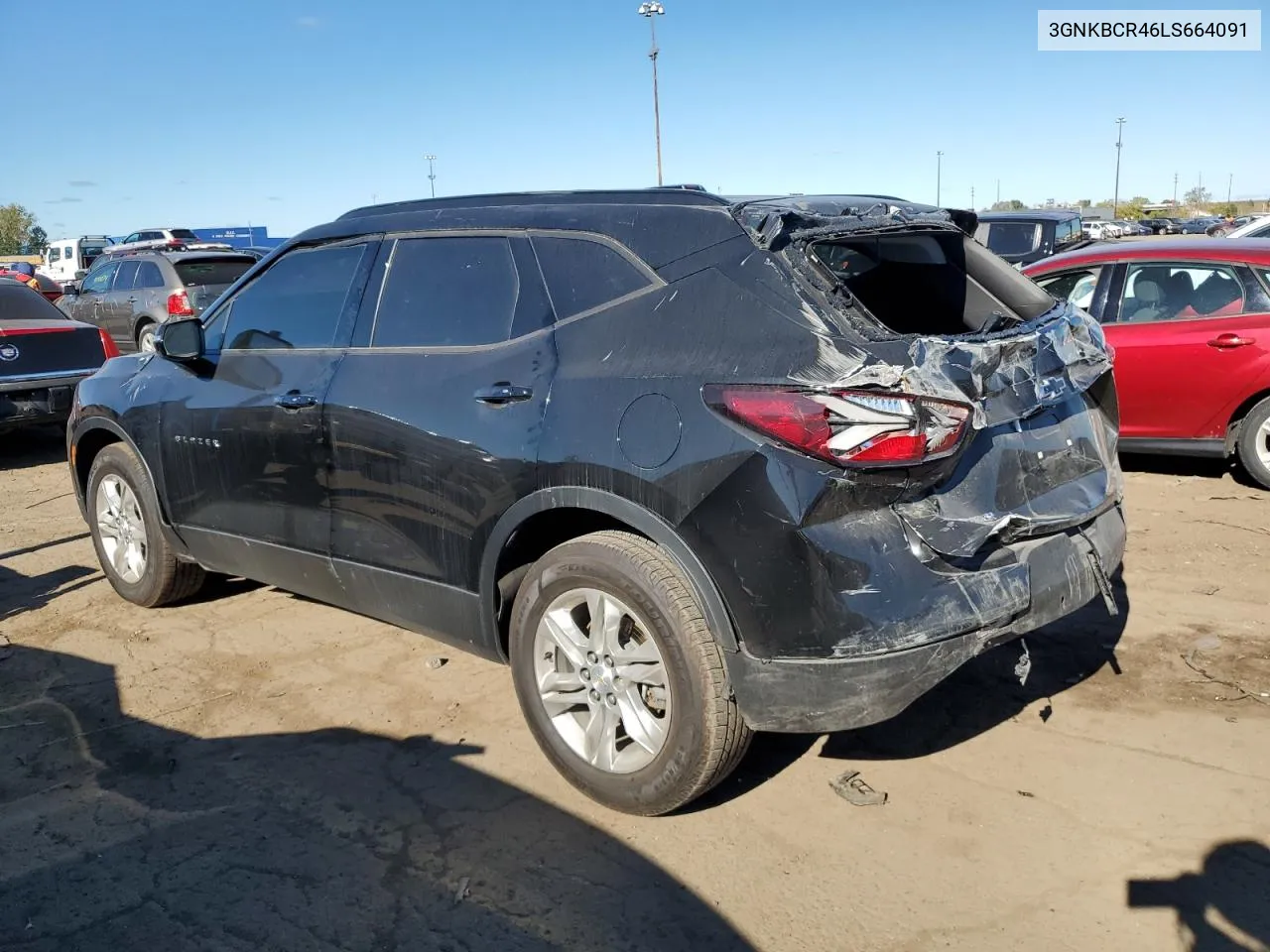 2020 Chevrolet Blazer 2Lt VIN: 3GNKBCR46LS664091 Lot: 74763694