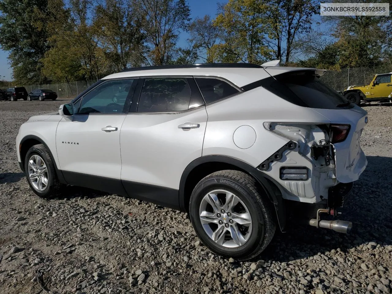 2020 Chevrolet Blazer 2Lt VIN: 3GNKBCRS9LS592558 Lot: 74979714