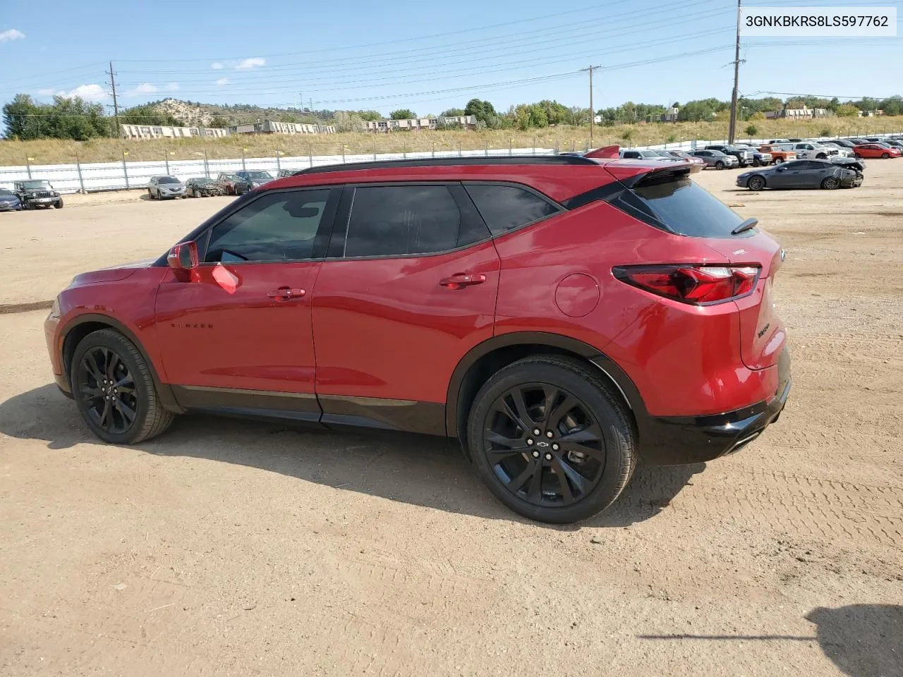 2020 Chevrolet Blazer Rs VIN: 3GNKBKRS8LS597762 Lot: 75016404