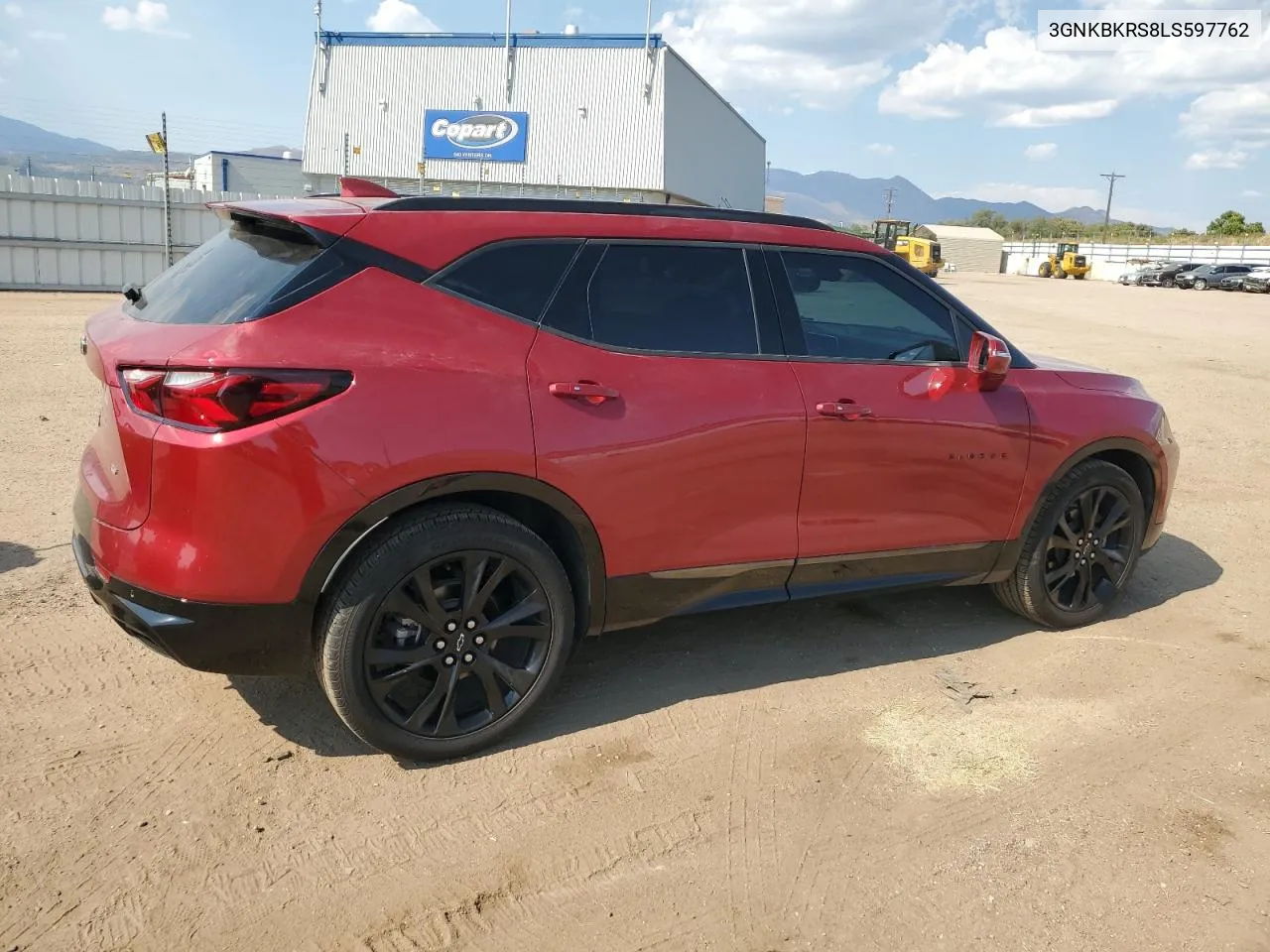 2020 Chevrolet Blazer Rs VIN: 3GNKBKRS8LS597762 Lot: 75016404