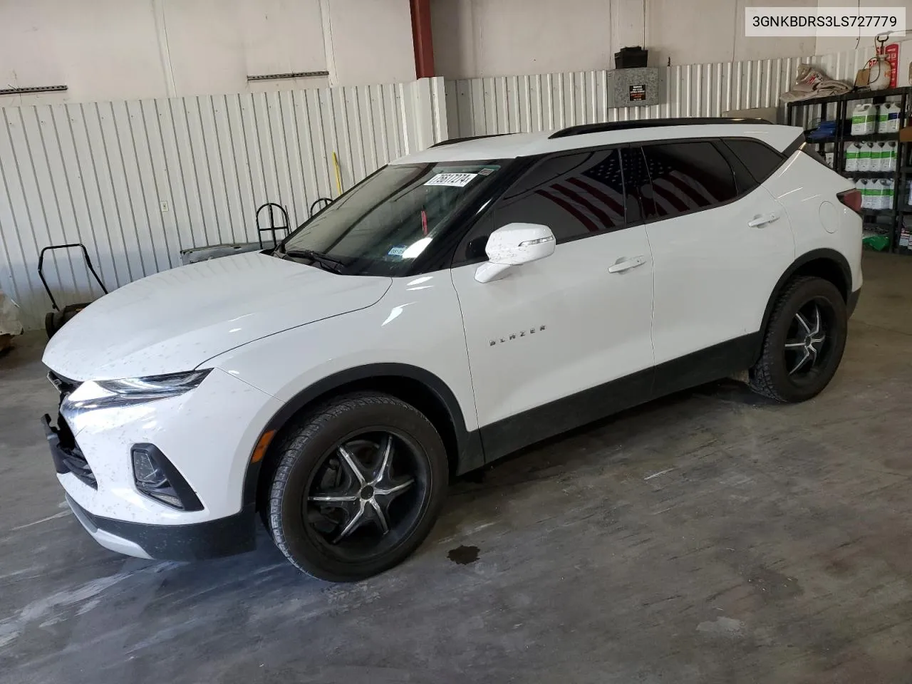 2020 Chevrolet Blazer 3Lt VIN: 3GNKBDRS3LS727779 Lot: 75617274