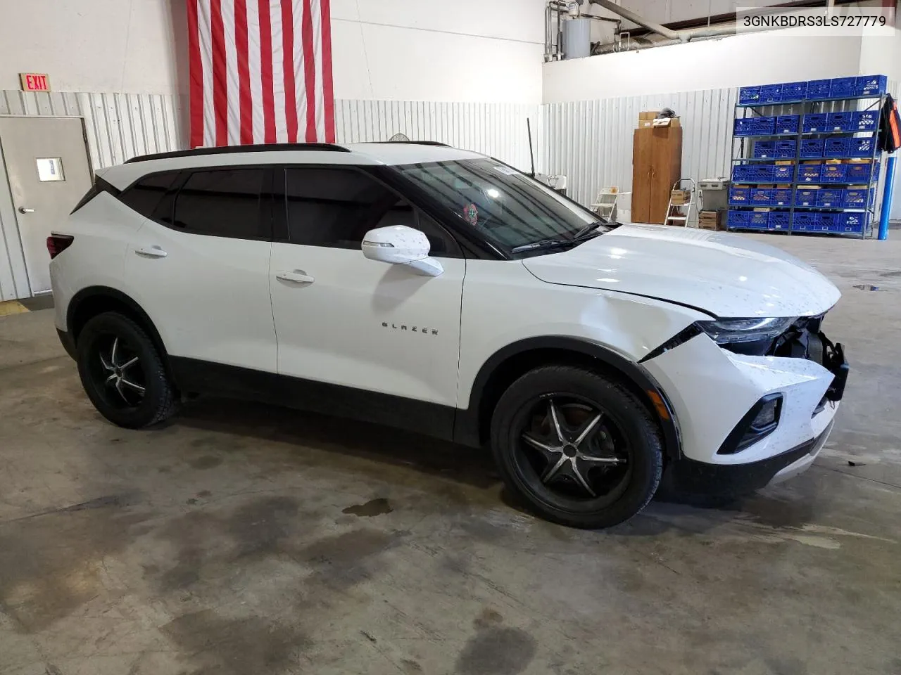 2020 Chevrolet Blazer 3Lt VIN: 3GNKBDRS3LS727779 Lot: 75617274