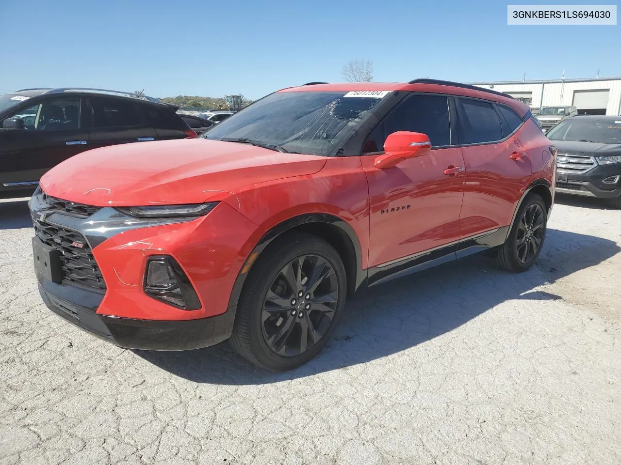 2020 Chevrolet Blazer Rs VIN: 3GNKBERS1LS694030 Lot: 76012304