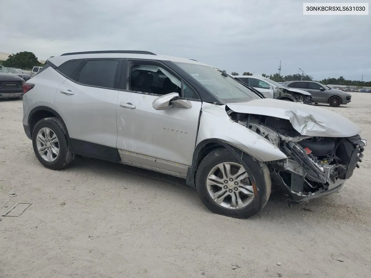 2020 Chevrolet Blazer 2Lt VIN: 3GNKBCRSXLS631030 Lot: 76159184