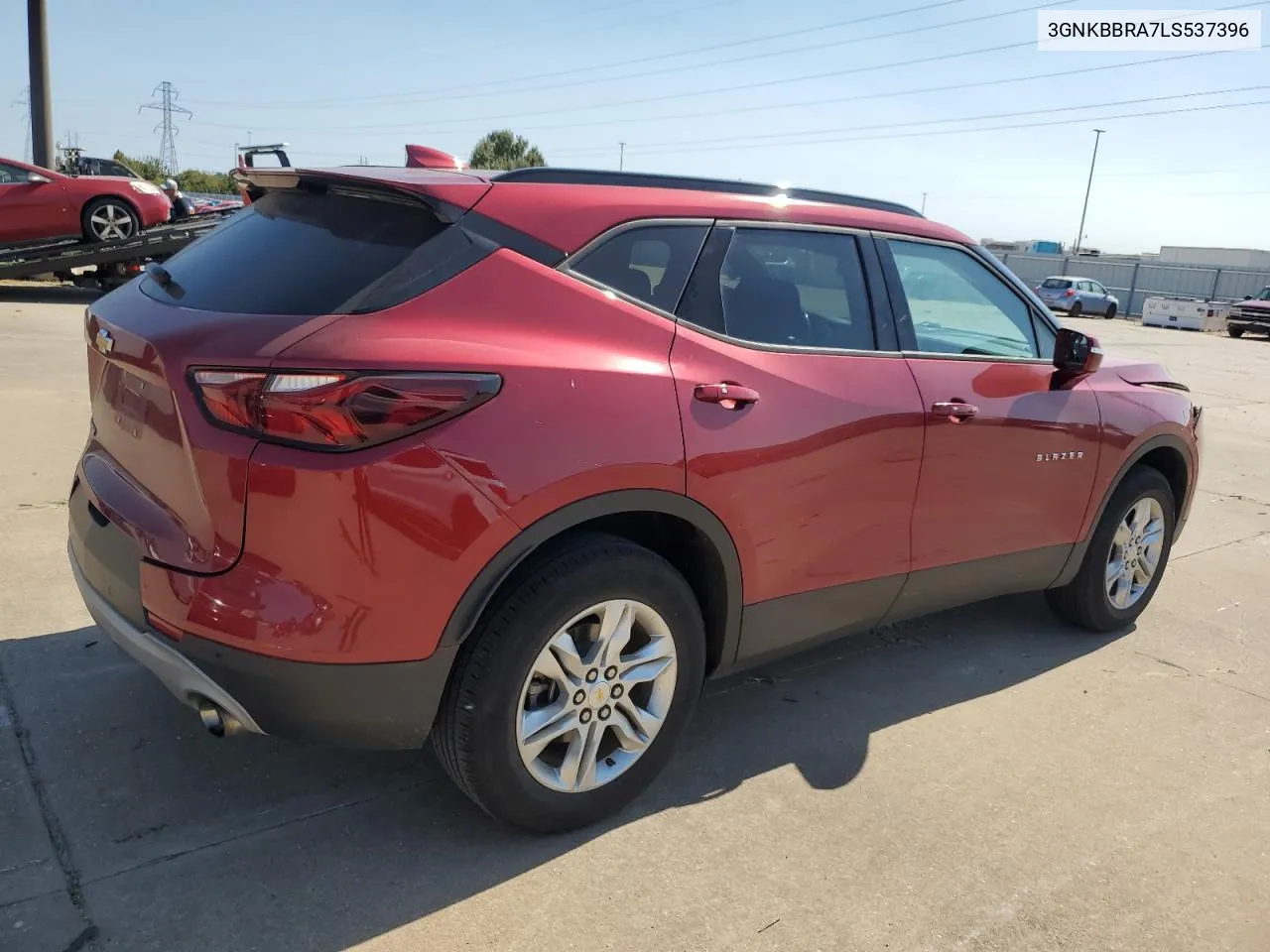 2020 Chevrolet Blazer 1Lt VIN: 3GNKBBRA7LS537396 Lot: 76305394