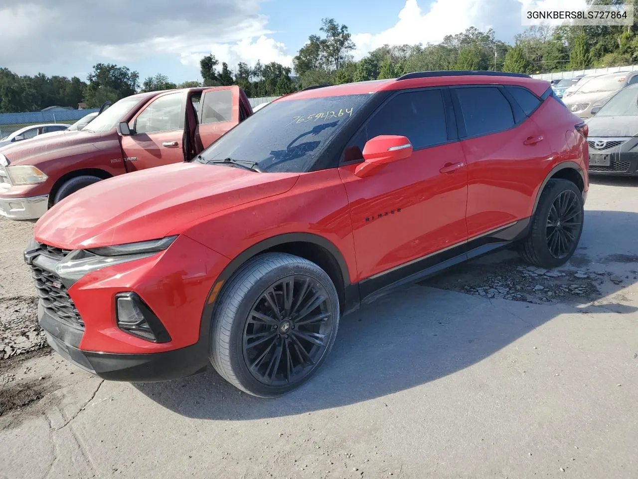 2020 Chevrolet Blazer Rs VIN: 3GNKBERS8LS727864 Lot: 76594264