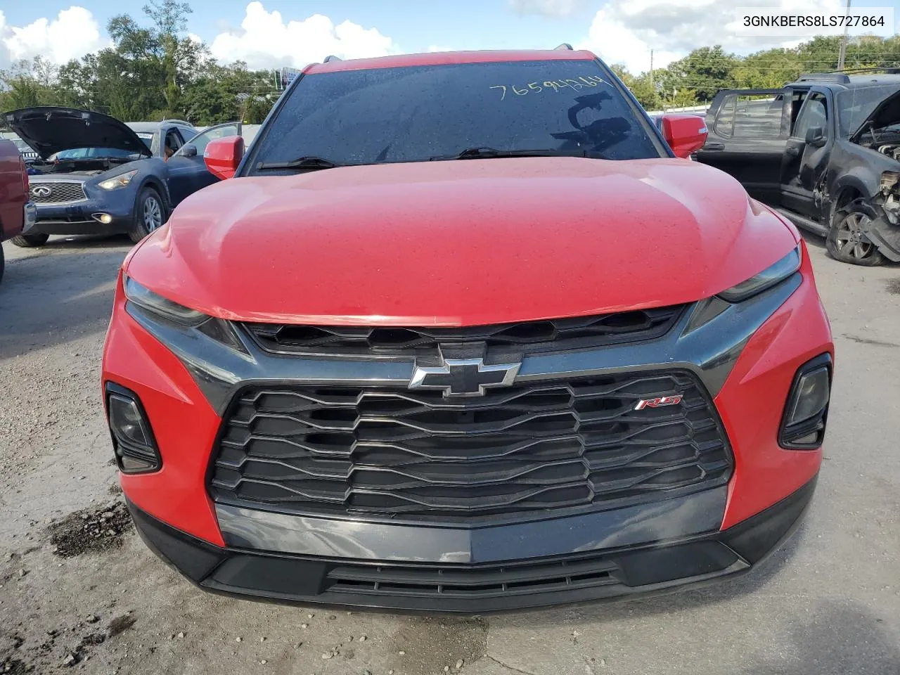 2020 Chevrolet Blazer Rs VIN: 3GNKBERS8LS727864 Lot: 76594264