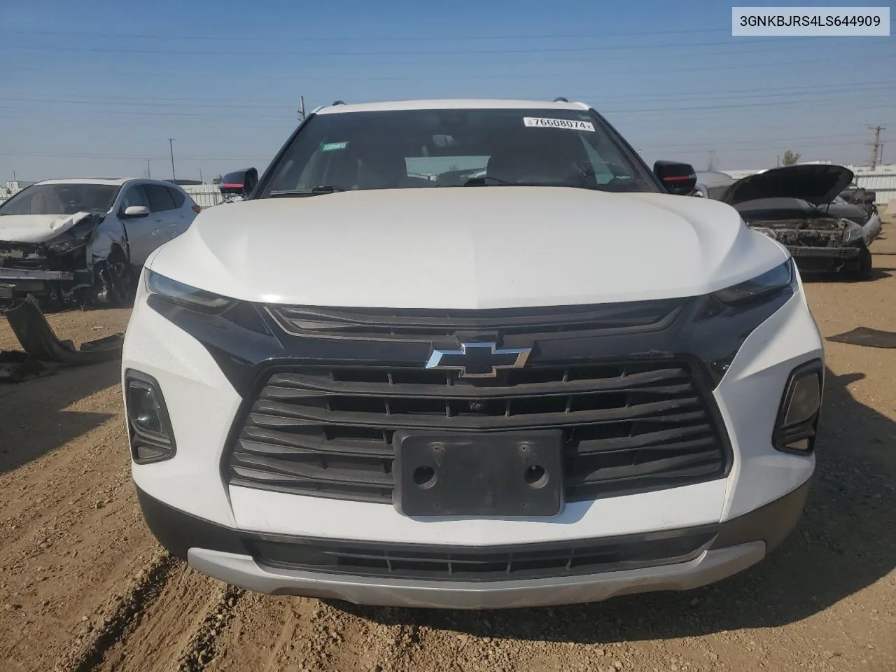 2020 Chevrolet Blazer 3Lt VIN: 3GNKBJRS4LS644909 Lot: 76608074