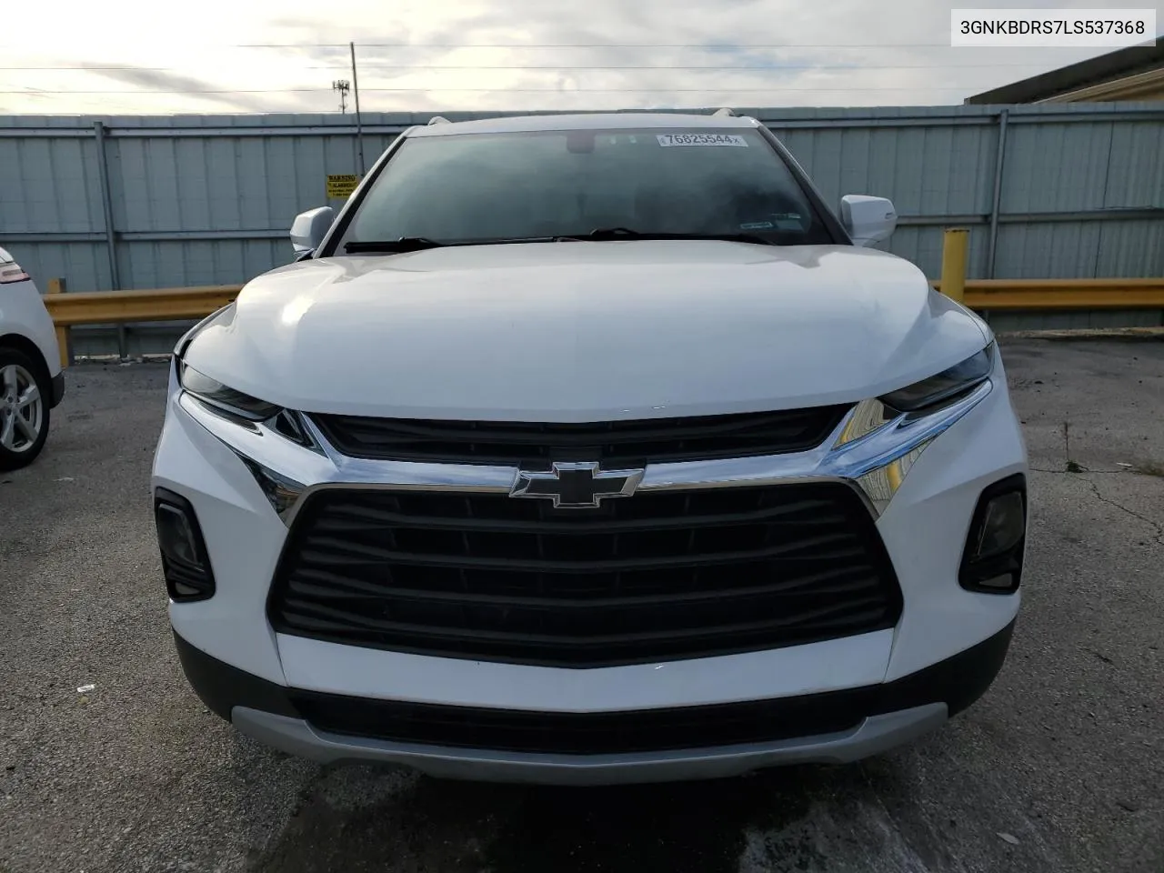 2020 Chevrolet Blazer 3Lt VIN: 3GNKBDRS7LS537368 Lot: 76825544