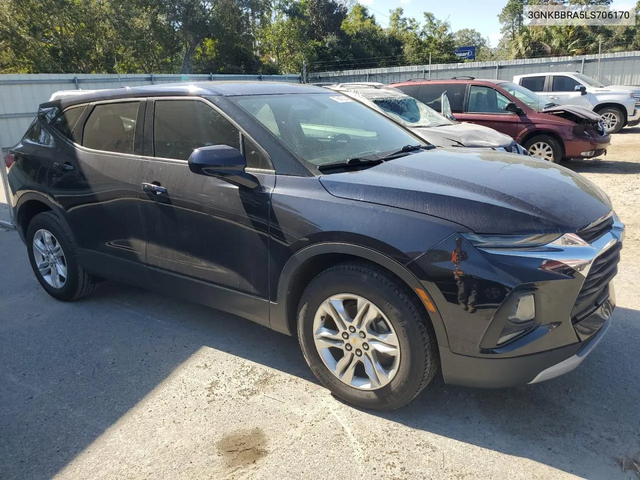 2020 Chevrolet Blazer 1Lt VIN: 3GNKBBRA5LS706170 Lot: 76845384