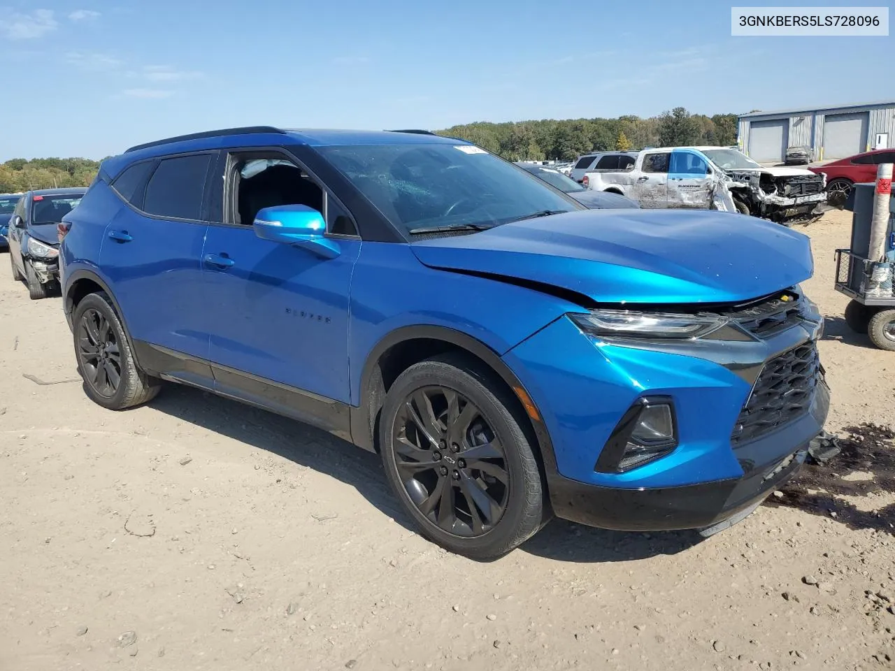 2020 Chevrolet Blazer Rs VIN: 3GNKBERS5LS728096 Lot: 77102474