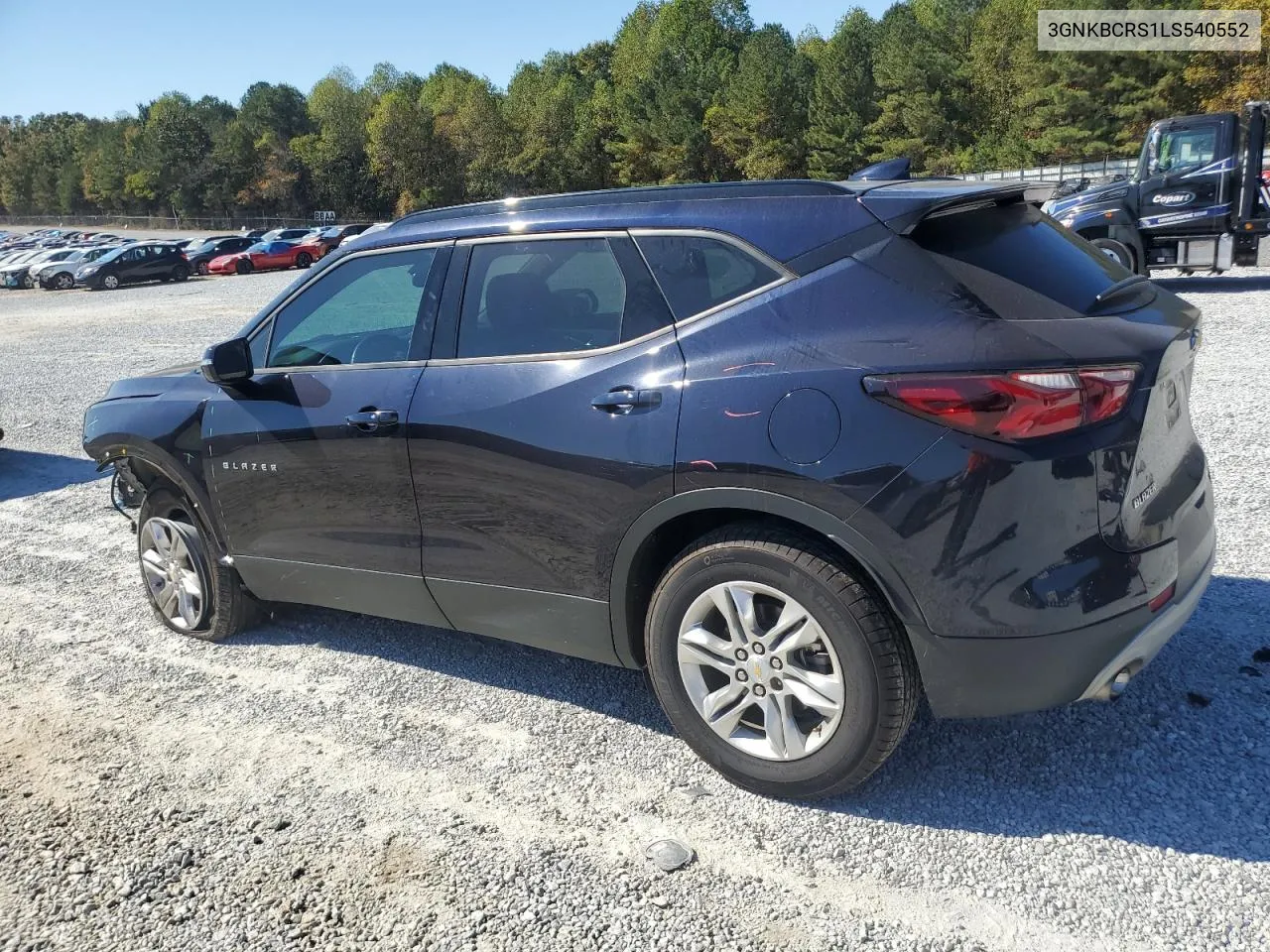 2020 Chevrolet Blazer 2Lt VIN: 3GNKBCRS1LS540552 Lot: 77623314